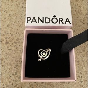Pandora follow your heart charm